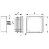 Lamellenstopf Quadratisch [056] (056110069903)