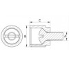 Frontplattenknopf [084] (084005059901)