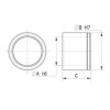 Allround Gleitlager ohne Bund [103-2] (103552023243)