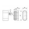 Lamellenstopfen oval [145] (145603069903)
