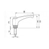 Klemmgriff  verstellbar [261-1] (261051600935)