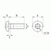 Zylinderkopf Metall I-6-Kant [351-m] (351064041553)