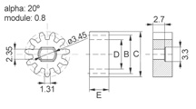 Zahnrad [104-3]